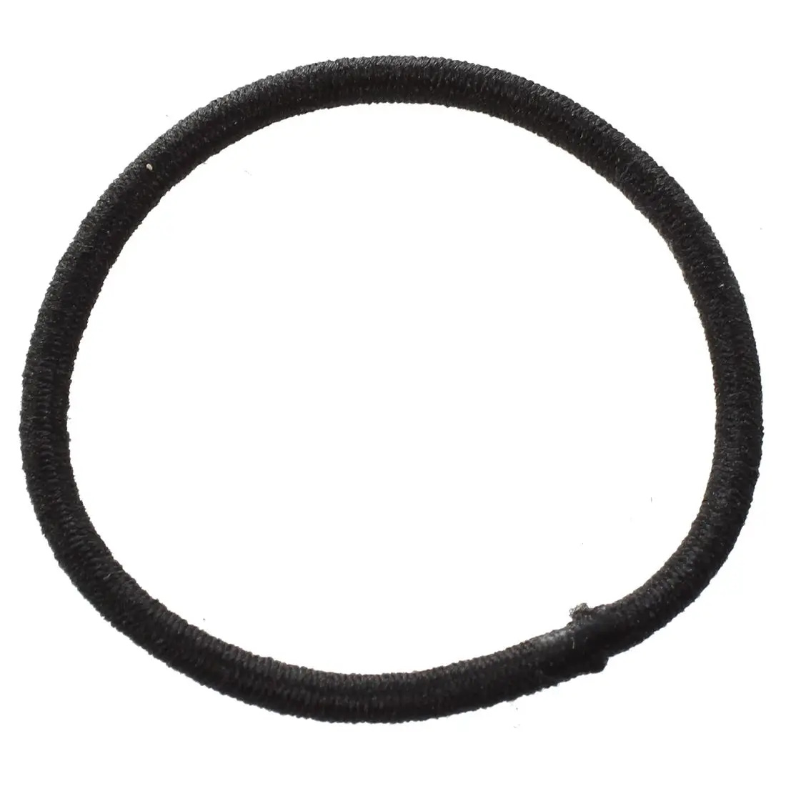 120 Pcs Lady Black Elastic Slim Hair Band Ponytail Holders ...