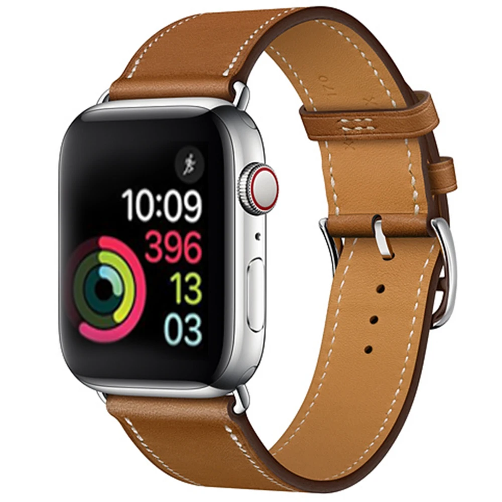 Genuine Leather Strap Band for Apple Watch 42mm 44mm