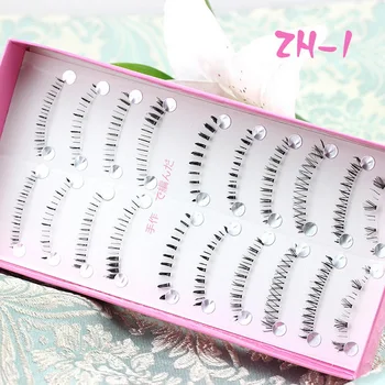 

by dhl 100set 10Pairs Different Style Lower Under Bottom False Eyelashes Black Fake Eye Lashes Extension Makeup Tools