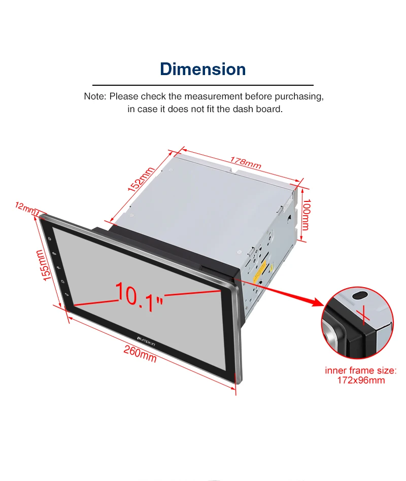 Discount Pumpkin 2 Din 10.1