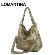 Роскошные свадебные золотые сумочки и сумки новые модные сумки из натуральной кожи складные большие сумки для женщин