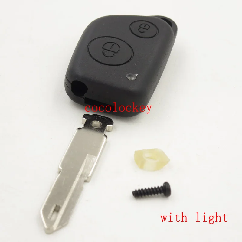 1pcs for PEUGEOT 106 205 206 306 405 406 2 BUTTON REMOTE KEY FOB CASE SHELL BLADE #6