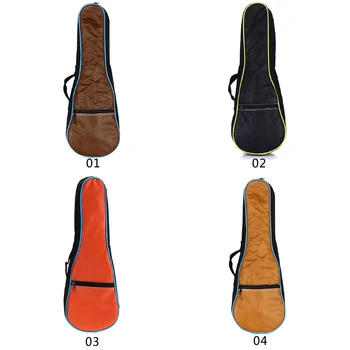 

2018 New 24" Ukulele Uke Soft Case 0.5cm Cotton Padded Gig Bag Water-proof PU Leather Thick Durable Guitar Gig Bag Accessories