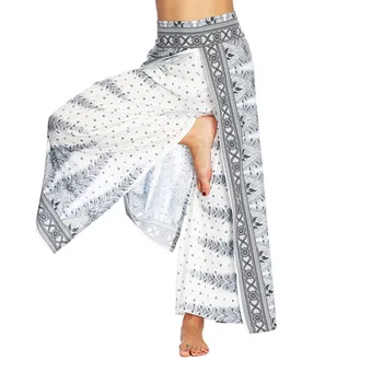 

new arrival women pants Casual Summer Loose Trousers Baggy Boho style Aladdin wide Harem Pants pantalones mujer