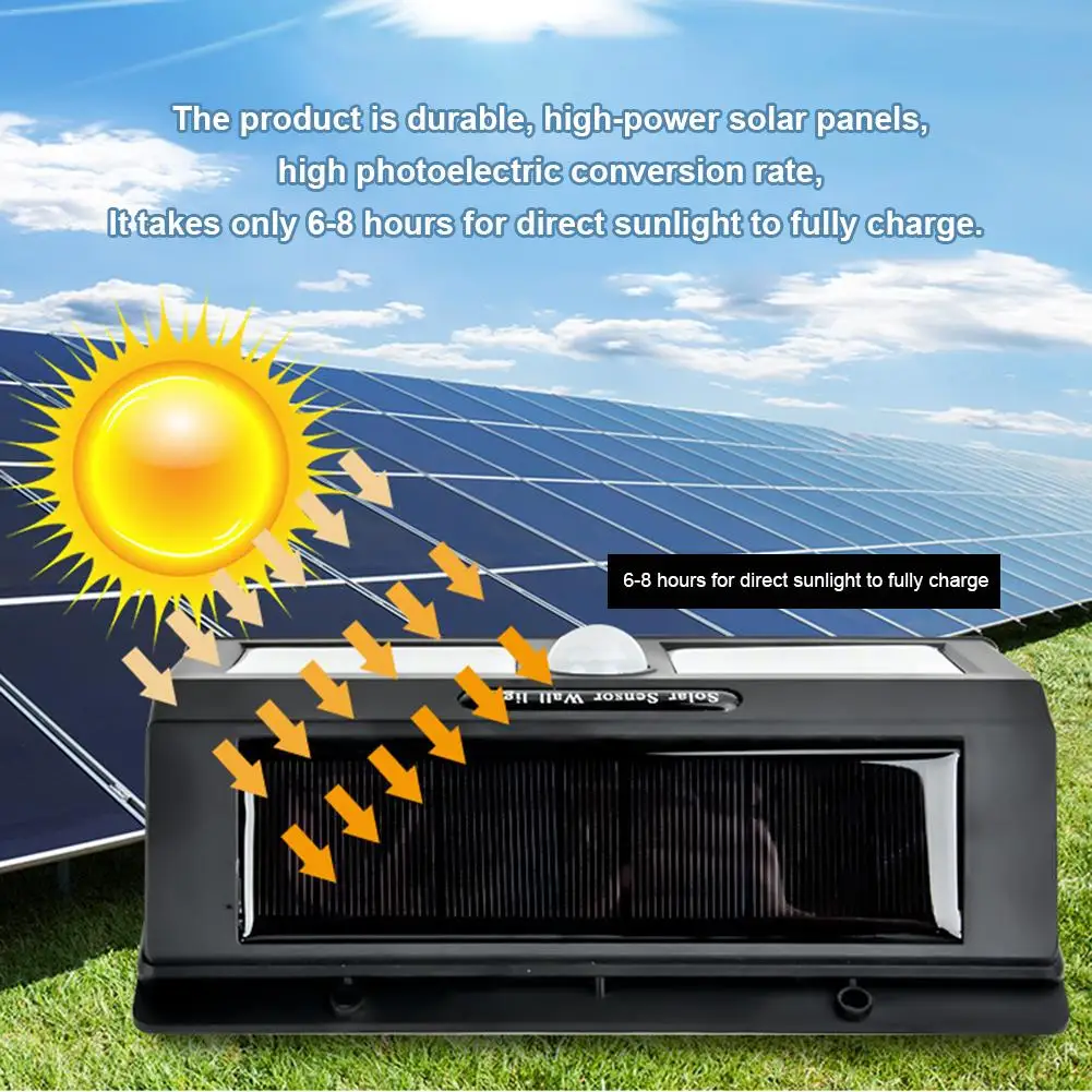 Hot 40 LED Outdoor Solar Wall Lamp PIR Motion Sensor Waterproof Light Garden Light Path Emergency Security Light for Garden