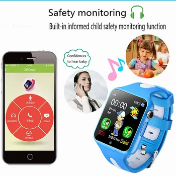 

2018 Newest Cute Children Smart Watch W/ Waterproof Facebook Camera Emergency Security Anti Lost SOS For ISO Android Baby Watch
