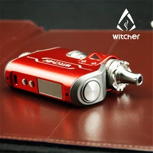 

75W Electronic Cigarette Kits Witcher 5.5ml Huge Vapor Tank All-In-One Design Box Mod Vape Pen Electronic Hookah Vaporizer Pen