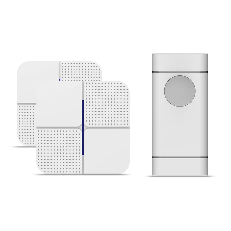 

HOGUARD 300 M Long Distance Wireless Doorbell Remote Control Waterproof LED Door Bell 220 V With 1 2 Bell Button+1 2 Receivers