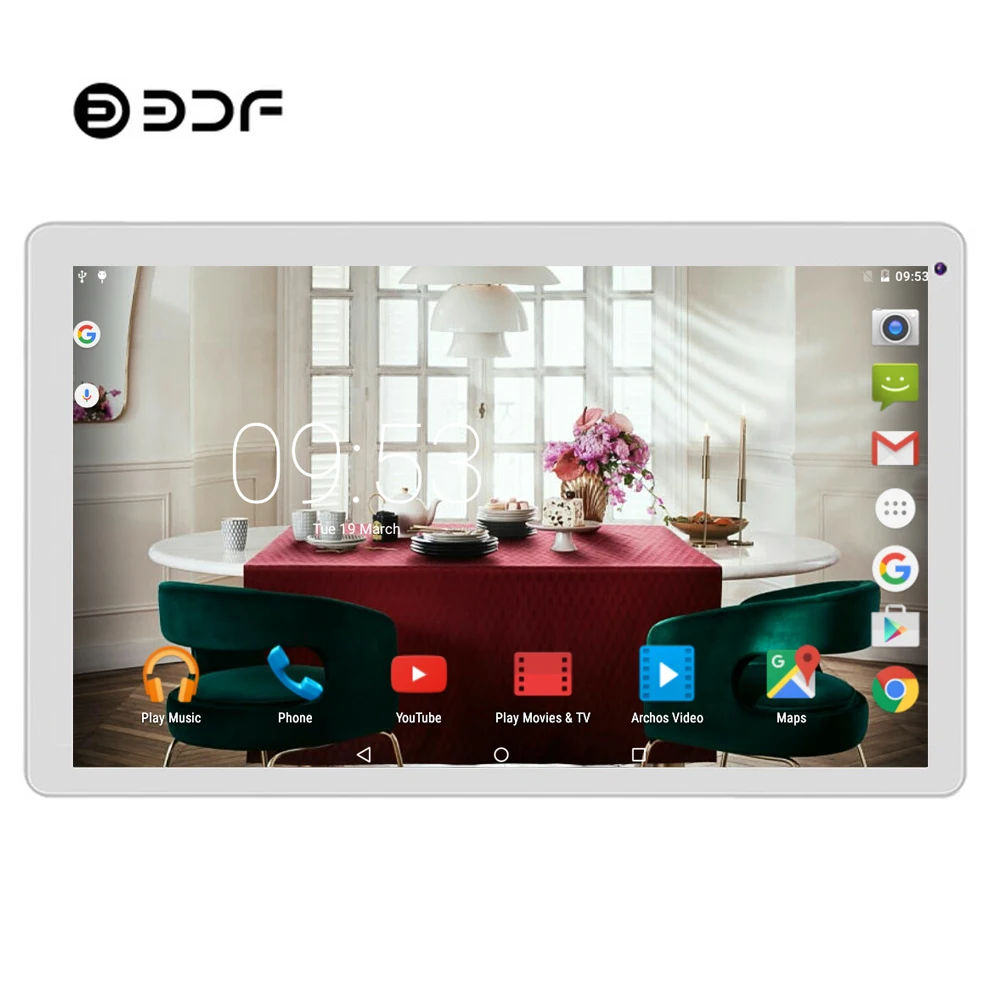BDF планшет 10 дюймов Android 5 1 WiFi планшеты ПК Гб ОЗУ 32 ПЗУ четырехъядерный 1024*600 7 8 9