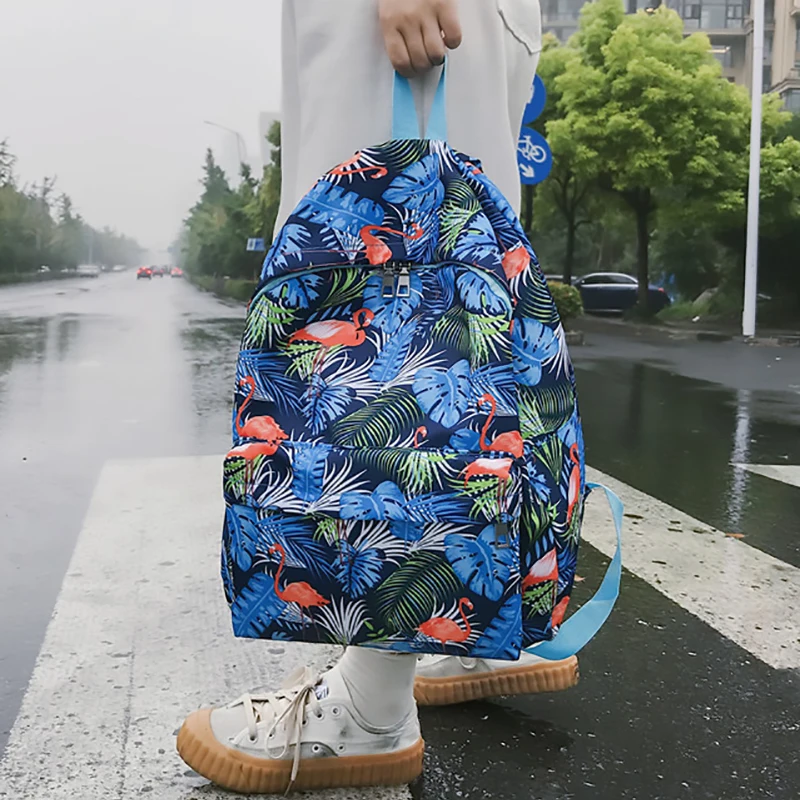 2019 de las mujeres, Mochila mujer chica Flamingo patrón de la hoja de diseño las mujeres Mochila mujeres hombro bolso mujer Mochila 2019 de las mujeres, Mochila mujer chica Flamingo patrón de la hoja de diseño las mujeres Mochila mujeres hombro bolso mujer Mochila