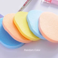 Высокое качество 1 шт. Водоросли Очищение флаттера Макияж Puff Водоросли мыть слоеного Красота умывать лицо составляют губкой