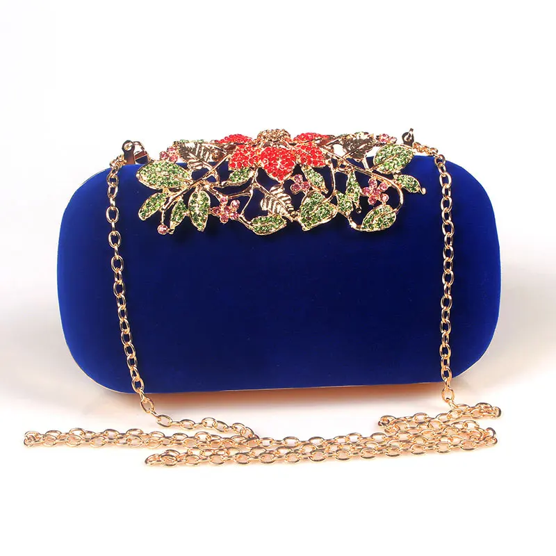 Женский велюровый клатч с кристаллами 6 цветов|wedding bag|clutch bagbags for women |