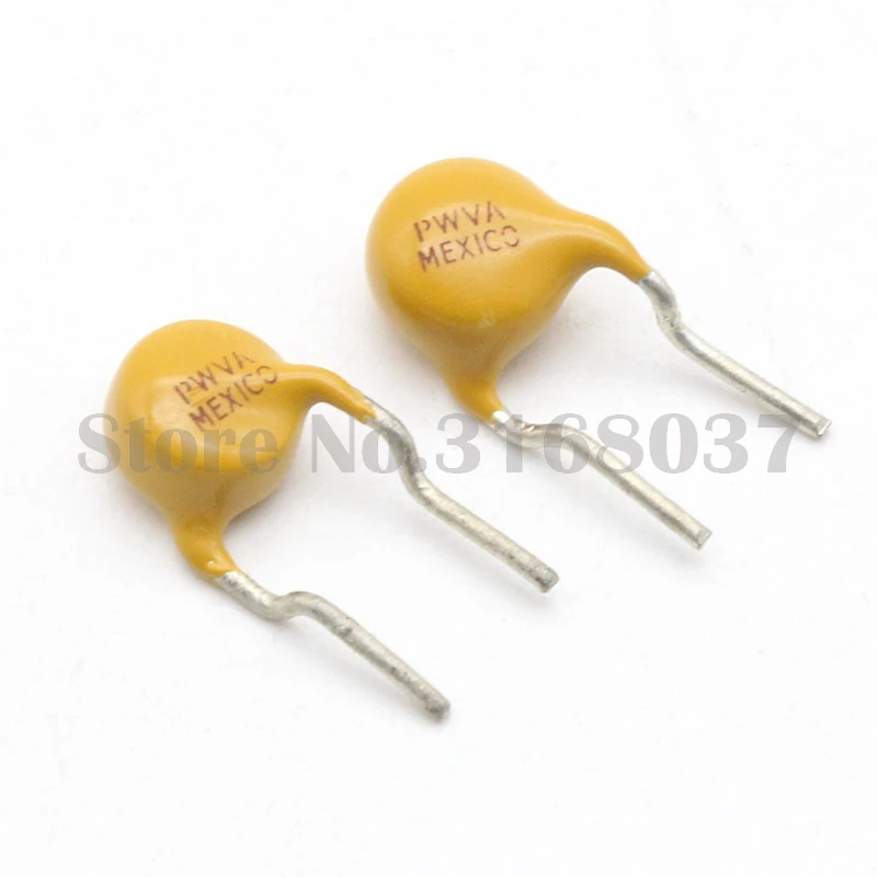 

50PCS PPTC Resettable Fuse 250V 0.06A 60mA Pitch 5mm DIP Type