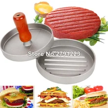 Круглая форма гамбургеров Пресс из алюминиевого сплава 12 см мясо для гамбургеров гриль для говядины пресс для бургеров Patty Maker плесень 1 Комплект кухонной утвари
