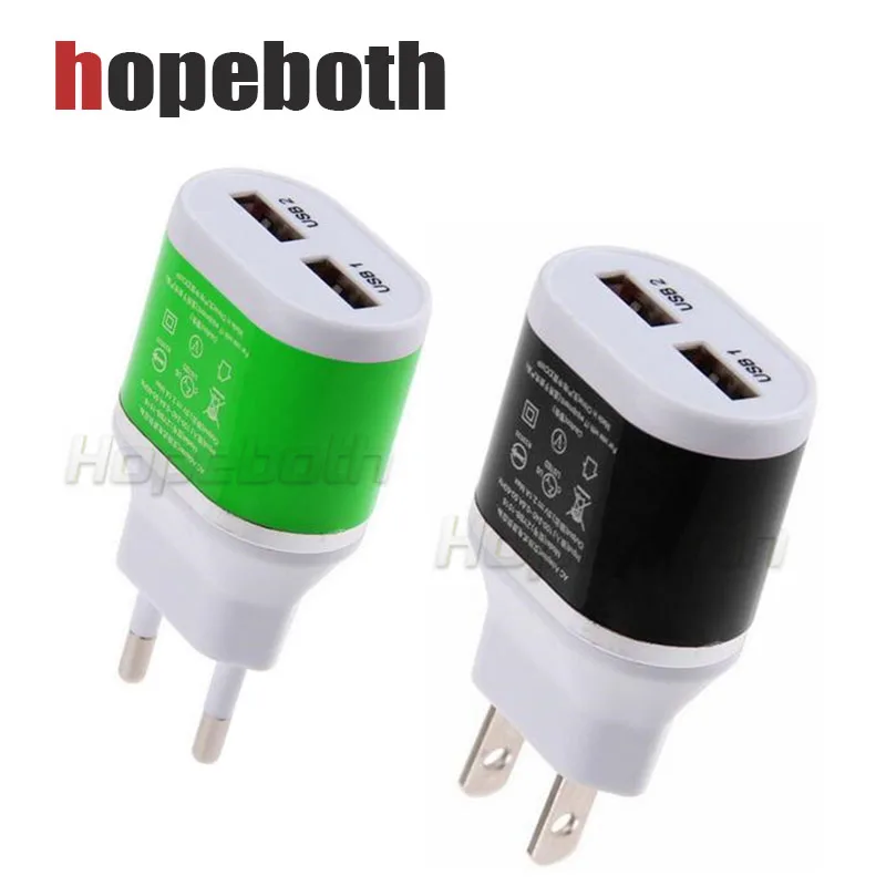 Black Mobile Phone Chargers Colorful Multi Universal Travel Charger 2