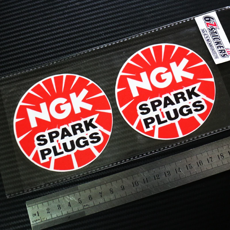 2 шт. светоотражающие наклейки sixsub для свечи зажигания NGK Japan JDM мотоцикла|motorcycle