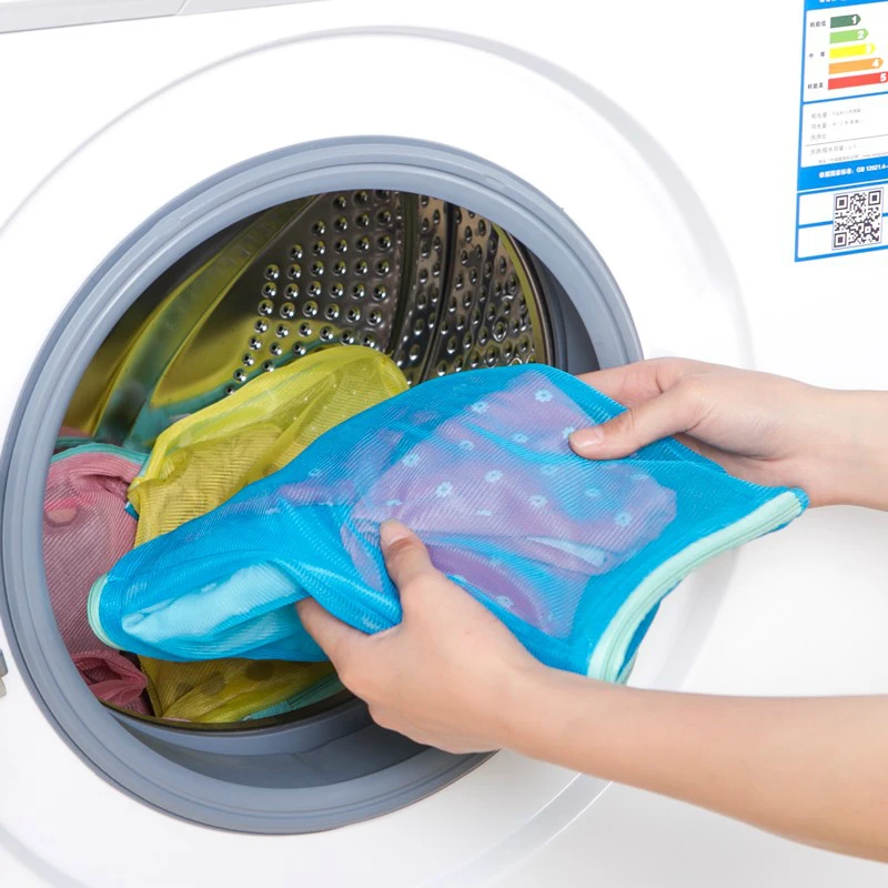 

Foldable Nylon Laundry Storage Bag Durable Bra Socks Underwear Clothes Washing Organizer Pouch Machine Protection Net Mesh Bags