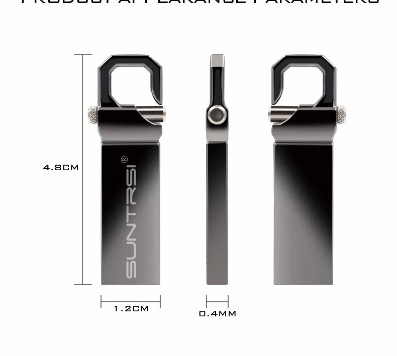 Suntrsi, USB флеш-накопитель, 4 ГБ, 8 ГБ, реальная емкость, флеш-накопитель, 64 ГБ, флешка, usb 2,0, 32 ГБ, 16 ГБ, USB флешка, водонепроницаемая, USB флешка