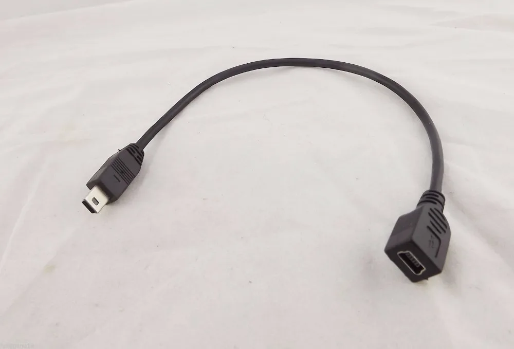 1 шт. мини USB B 5 контактный штекер гнездо удлинитель адаптер для передачи данных