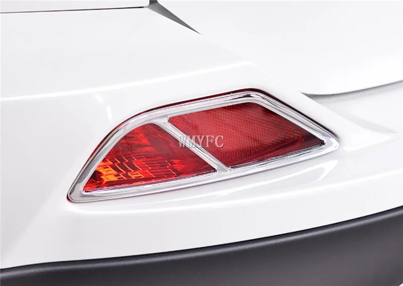 Корпус автомобиля ABS Хромированная накладка задняя лампа заднего противотуманного фонаря рамка палка Запчасти 2 шт. для Toyota RAV4 AX40