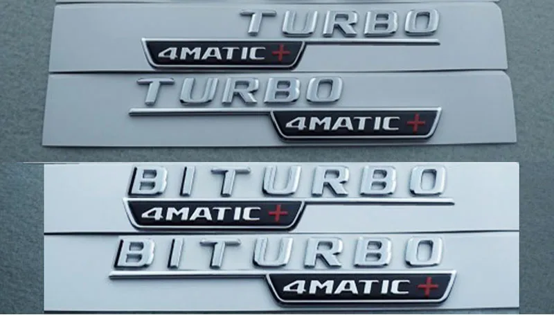 Эмблема 17 18 4matic + TURBO BITURBO E63S E43 E53 для Mercedes Benz AMG Styling|Наклейки на автомобиль| |