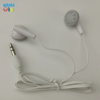 

500pcs/lot Cheapest White Short Earphone One Time Use 3.5mm Stereo In -Ear Earbuds for IPod IPhone Mp3 MP4 Player Smartphone