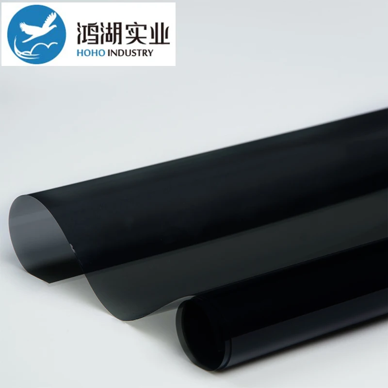 

1.52mx15m 100% UV Proof Black Car Window Tinting Film Self-adhesive Window Tint Film Anti-scratch high heat insulation