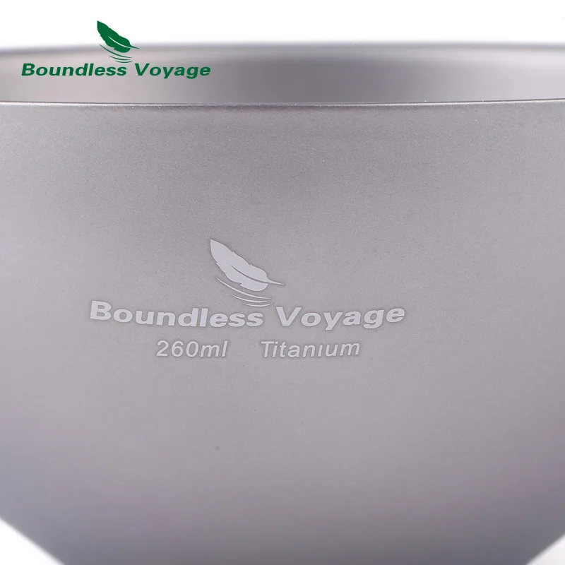 Tigela de Acampamento ao ar Utensílios de Mesa Piquenique para Arroz Boundless Viagem Titânio Dupla Parede Livre Portátil Sopa Comida Ti1537b 7 Cheap Louça para ar livre