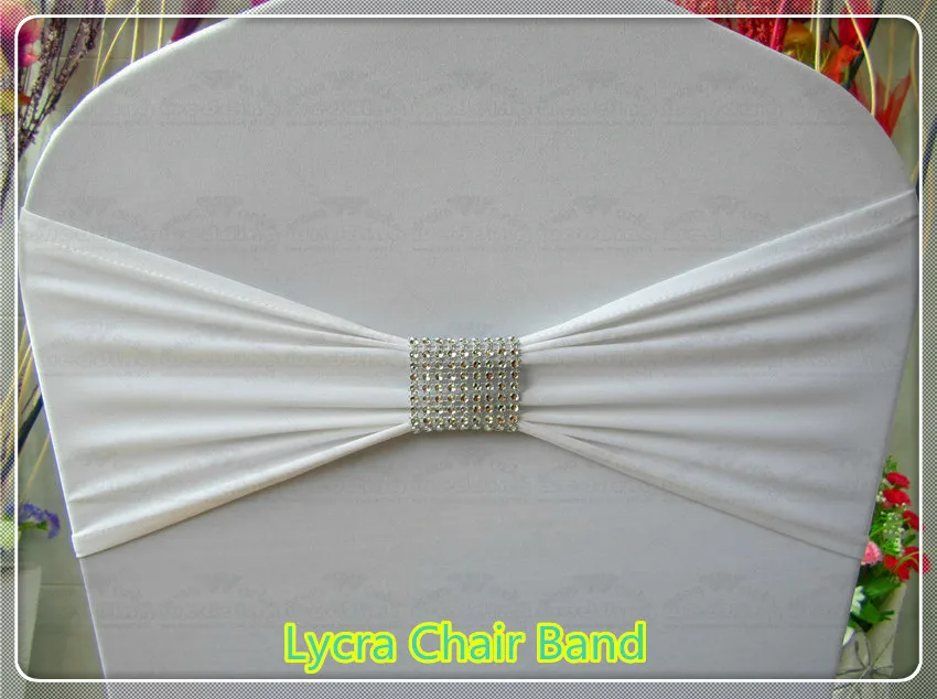 2/2 Silver Mesh Buckle Spandex/Lycra/Expand Chair Bands/Chair cover