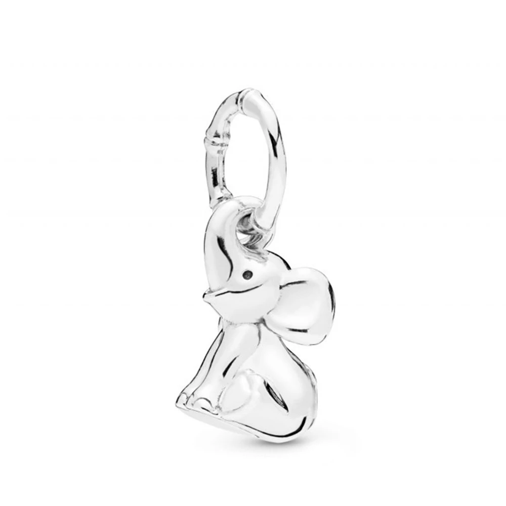 

SIENTO 100% 925 Sterling Silver New 2019 Summer 798069 Elephant Dangle Charm Fashion Quality Jewelry Free Shipping Wholesale