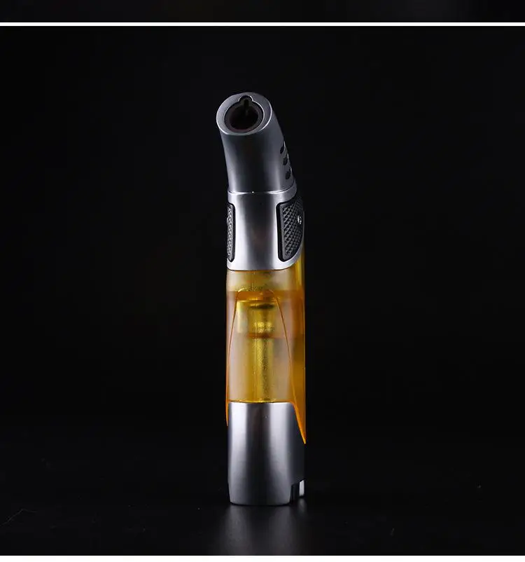 YX газа многоразового факел зажигалки для сигар защищенный от ветра для курения сигарета бутик личность Портативный пламени зажигалка