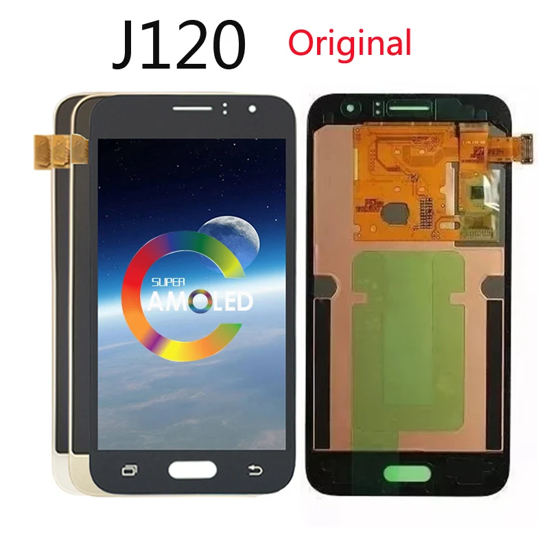 OLED TFT ЖК-дисплей для samsung Galaxy J120 J1 F120F Duos ЖК-дисплей сенсорный дигитайзер сборка