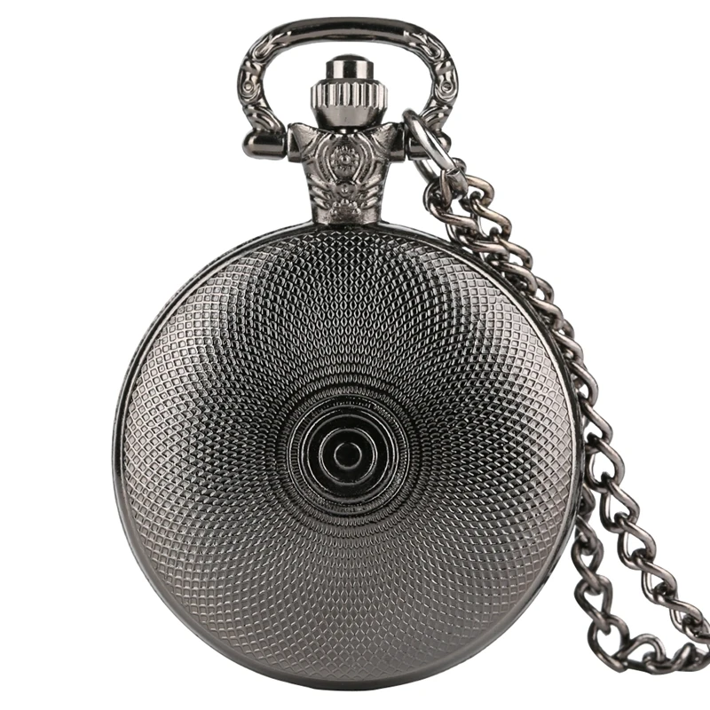 Модные черные 2018 национальных чемпионов кварцевые карманные часы с 80 см цепочки и ожерелья подвеска подарки Прямая доставка
