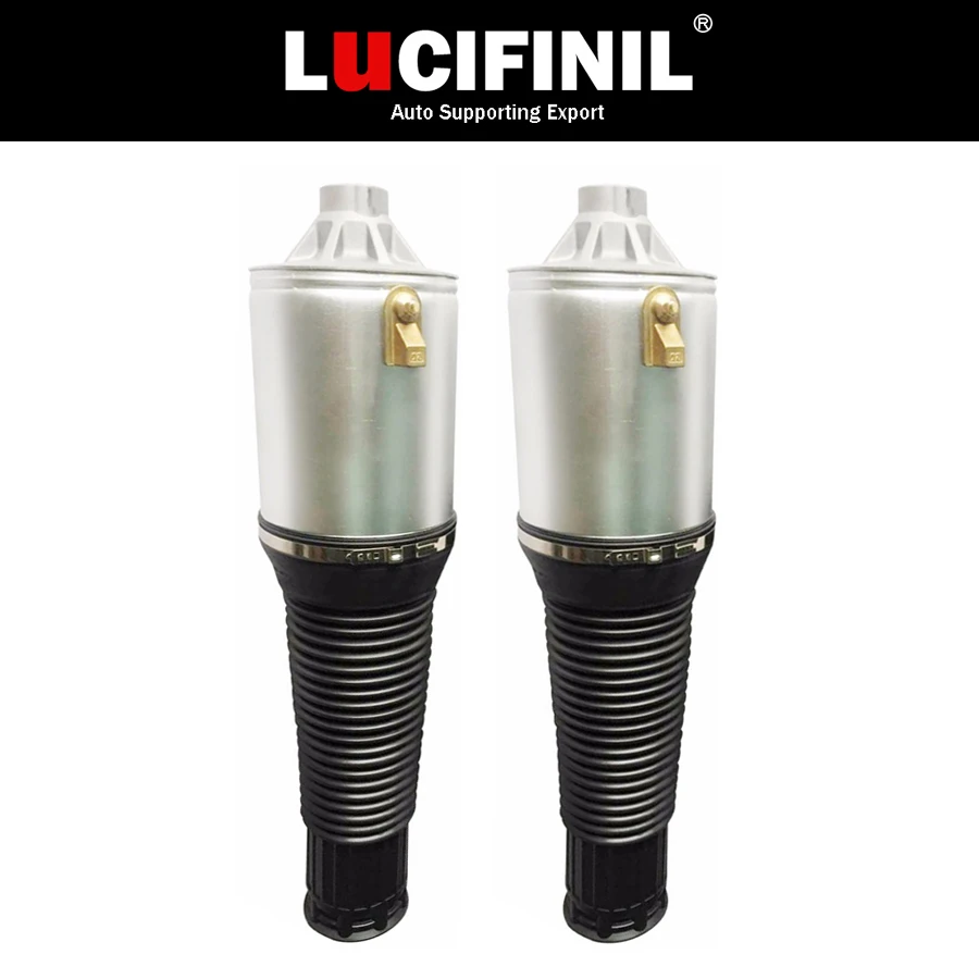 LuCIFINIL 2PCS Front Air Ride Suspension Strut Air Spring Fit Audi A8 D3 4E0616039AF 4E0616040AF