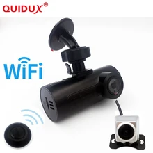 QUIDUX 2018 Mini Car OBD Car DVR Car Camera Dash Cam Wireless wifi GPS ADAS Wireless Wifi Hd Night-vision Lens Car Black Box