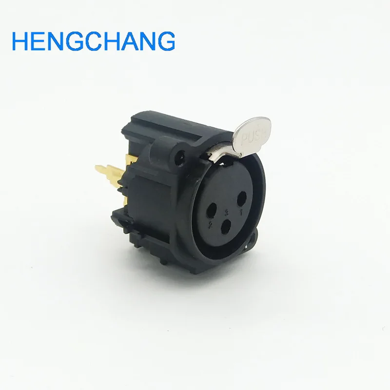 

3Pin XLR FeMale Socket Panel Mount Chassis 3Pin XLR Connector Adapter