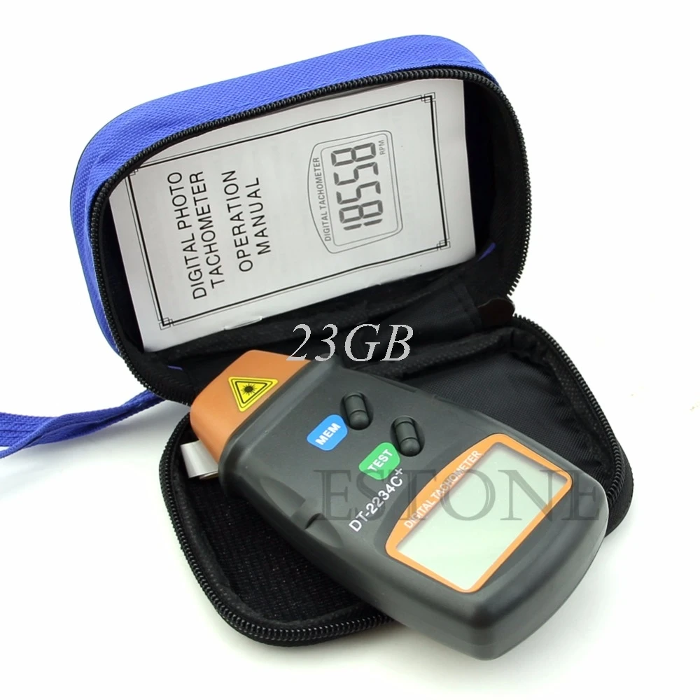 Digital Laser Photo Tachometer Non Contact RPM RPM Motor Speed Gauge