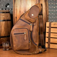 Мужская сумка crazy horse, кожаная сумка на плечо, Ретро стиль, натуральная яловая кожа, мужские сумки-мессенджеры, бизнес сумки через плечо, мужские сумки