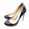 Dropshipping Summer New Pumps Sexy patent leather 16 Color High Heel Wedding Nightclub Heels Round Toe Shoes Plus Size D019A ► Photo 1/2