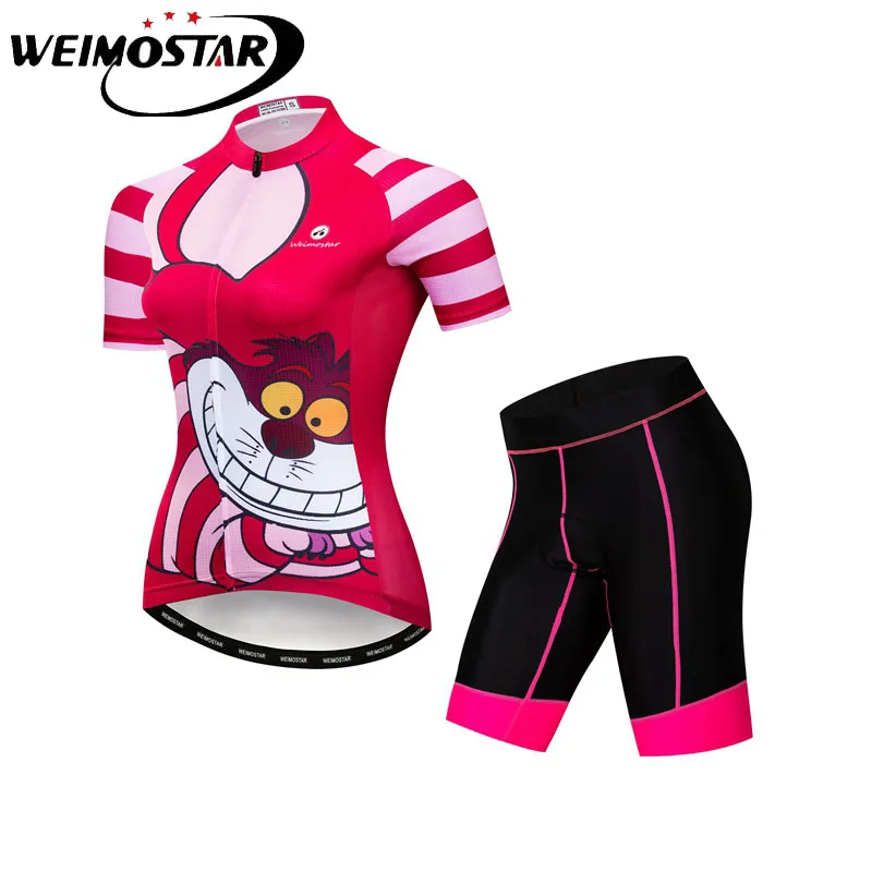 

Weimostar Women Cycling Jersey 2019 Set Short Sleeve Clothes Quick Dry Maillot Roupa Ciclismo MTB Bicycle Bike Riding Clothing