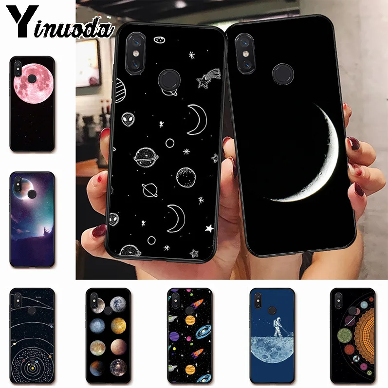 

Ynuoda Space planet Adorable Colored Drawing Phone Accessories Case for xiaomi mi 8 se 6 note3 redmi 5 5plus note 5 case coque