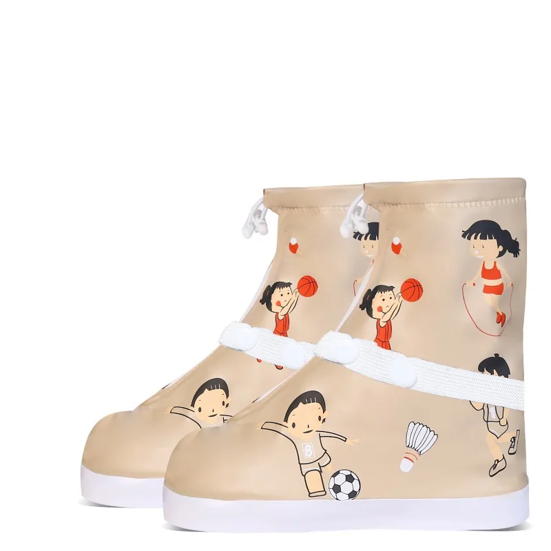 Детская непромокаемая обувь с героями мультфильмов; милая водонепроницаемая обувь; непромокаемые сапоги; Чехлы для девочек; водонепроницаемый чехол для обуви