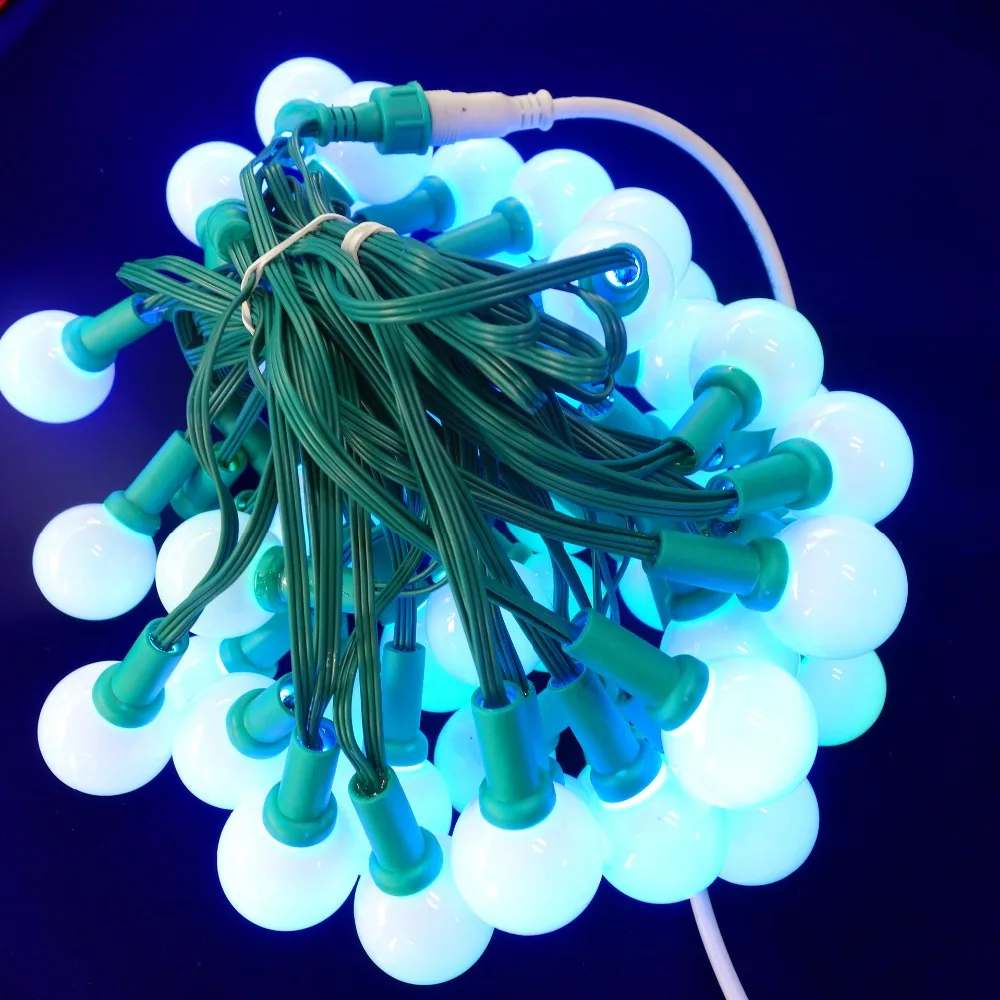 DC5V 50nodes Addressable RGB G40 WS2811 LED Christmas Pixel String 