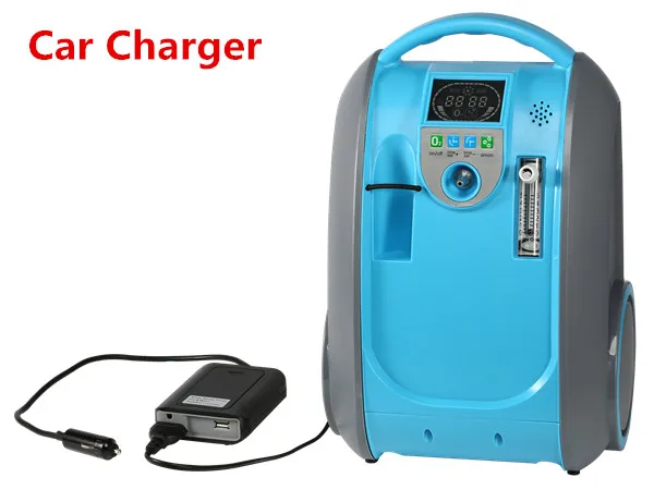  Lithium Battery 5L 90% PSA Portable Oxygen Powered by AC Source Car Charger and Li Battery Oxygen G
