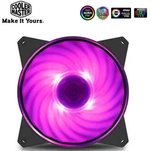 Кулер Master MF120 12 см RGB компьютерный корпус ПК охлаждающий скользящий вентилятор для кулер для центрального процессора водяное охлаждение 120 мм ШИМ тихий вентилятор ПК