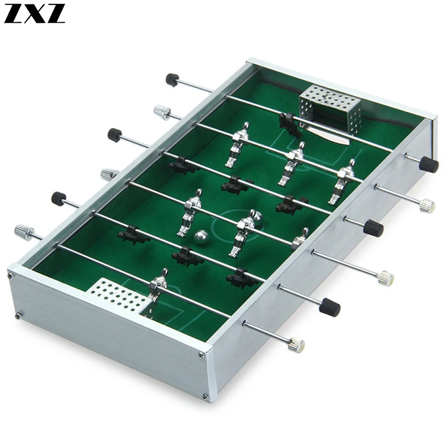 Aluminum Alloy Mini Table Football Game Soccer Tables Children Toy
