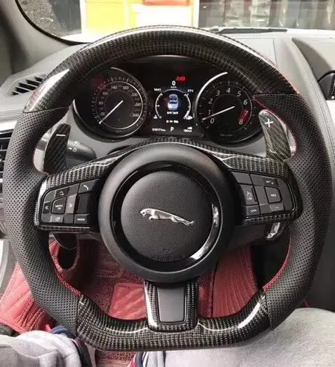 For Jaguar XJ XF XJL F-PACE Carbon Fiber Steering Wheel D Type | Автомобили и мотоциклы
