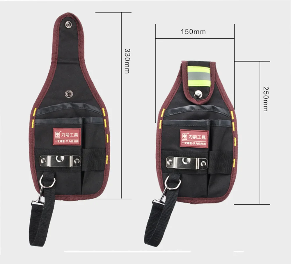 Высокое качество телекоммуникационный держатель Электрик 600D Водонепроницаемая тканевая заклепка фиксированная сумка для инструментов ремень универсальный набор Карманный чехол