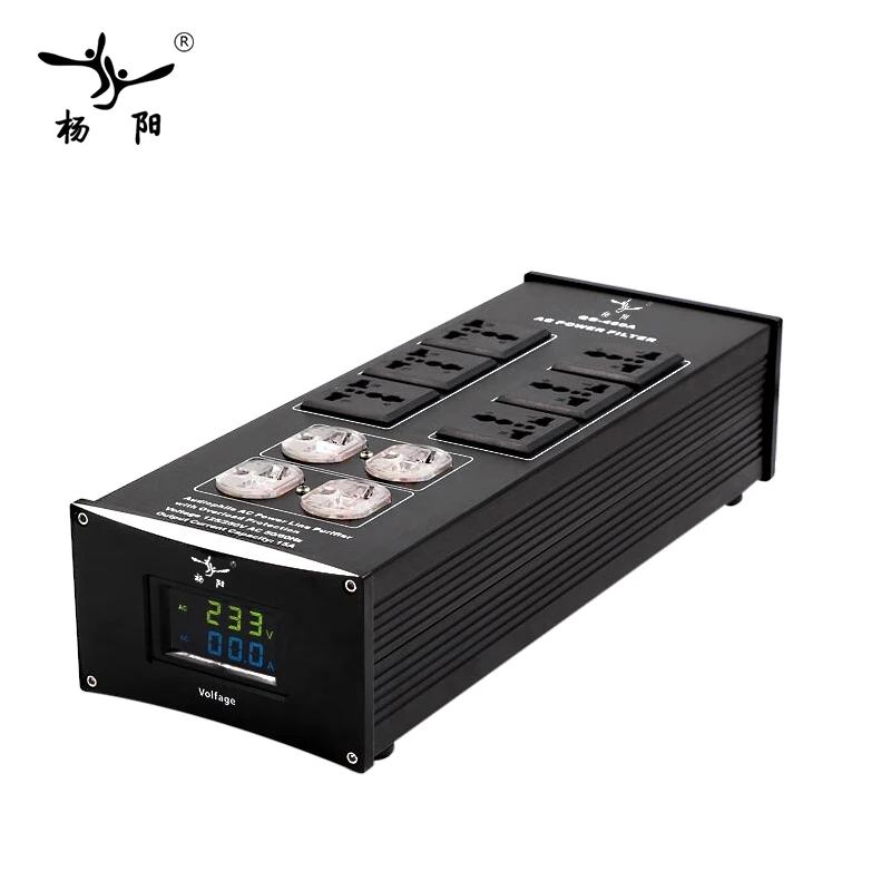 HIFI Power Filter YY-4600 Power Supply Socket Lightning Protection Audio Power Purifier, AC Power Conditioner