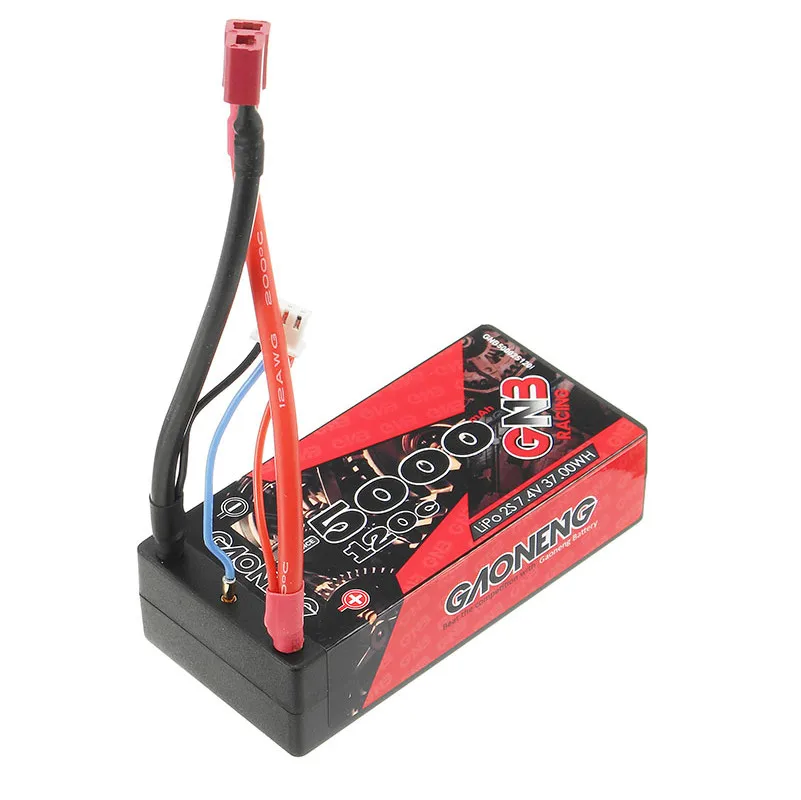 Gaoneng GNB 5000mAh 2S 7 4 V 120C/240C Hardcase коротышка LiPo батарея 0 мм разъем типа deans для 1/10 RC